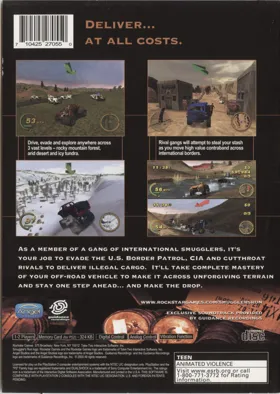 Smuggler's Run box cover back